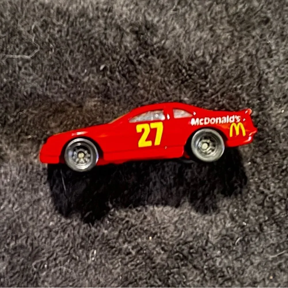 Vintage 1993 Hot Wheels McDonald's NASCAR 1:64 Scale Die Cast Car Happy Meal Toy